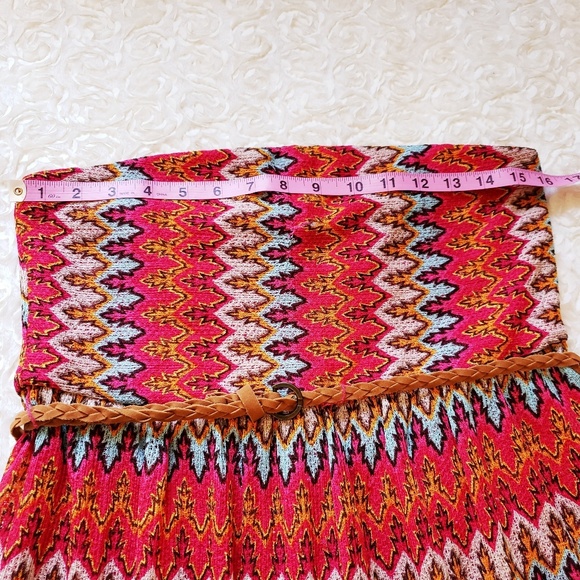 Ruby Rox Strapless Multi-Color Patterned Dress - Picture 4 of 7